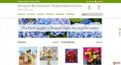 Desktop Screenshot of hopewellflowers.com